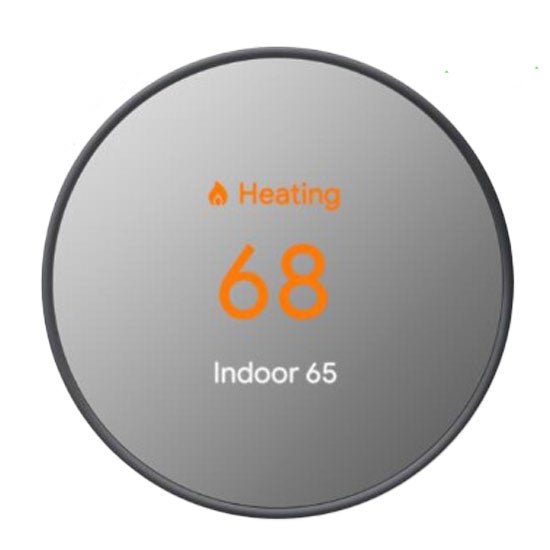 Google Nest Thermostat Charcoal
